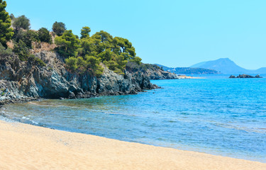 Naklejka premium Aegean coast, Sithonia, Greece.