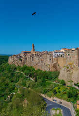 Fototapeta premium Pitigliano (Italy) - The gorgeous medieval town in tuff, Tuscany region, known as 