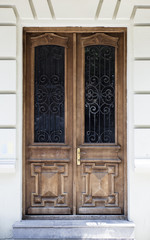 Old wooden door