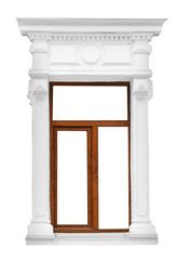 Fototapeta premium Window on white background