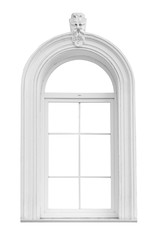 Window on white background