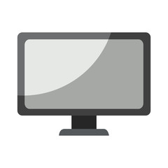 computer desktop isolated icon vector illustration design
