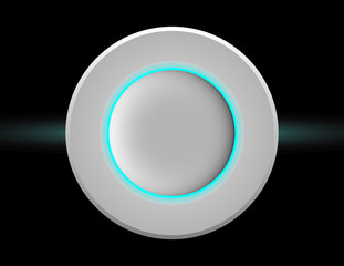 abstract cercle and light blue black background