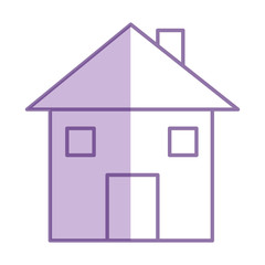 house silhouette isolated icon vector illustration design