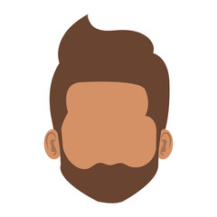 young man avatar character vector illustration design