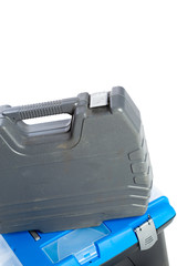 Toolkit box isolated on the white background