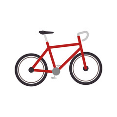 Obraz premium rower pojazd ikona na białym tle wektor ilustracja projekt