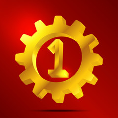 Number 1 Golden Gear