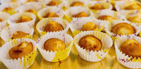 madeleines sortant du four
