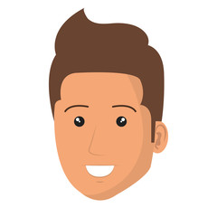 Fototapeta premium young man avatar character vector illustration design