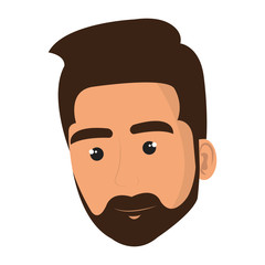 Fototapeta premium young man avatar character vector illustration design