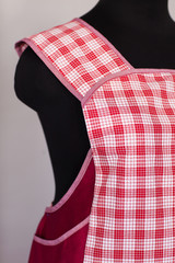 Kitchen female apron on mannequin