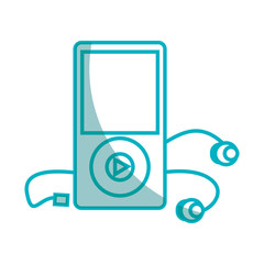 music mp3 player icon vector illustration design