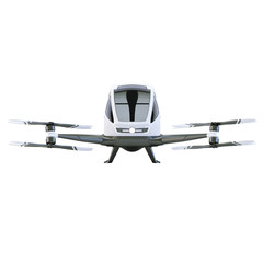 QuadCopter for humans isolated on white. 3d illustration
