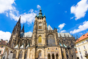 Fototapeta na wymiar St Vitus Cathedral Prague Czech Republic