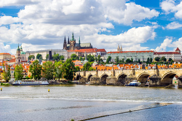 Obraz premium River Vltava Prague Czech Republic