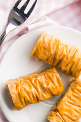 Sweet dessert baklava