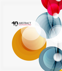 Circle vector background
