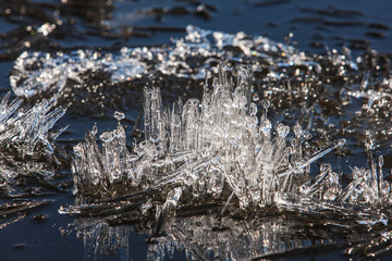 ice on water