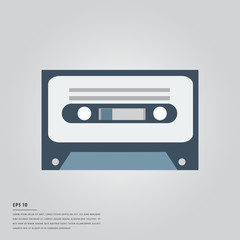 Vector image of radio