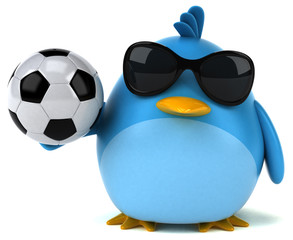 Blue bird - 3D Illustration