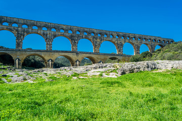 Fototapeta premium Le pont du Gard, France.
