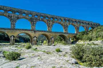 Obraz premium Le pont du Gard, France.
