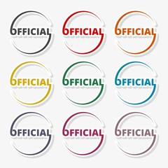 Official stamp, sign, logo