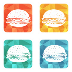 Hamburger icon vector illustration