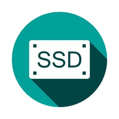 ssd icon stock vector illustration flat design