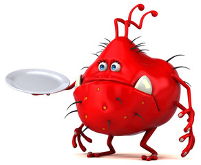 Fun germ - 3D Illustration