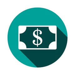 dollar money icon stock vector illustration flat design