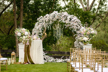 Original wedding floral decoration