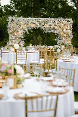 Original wedding floral decoration