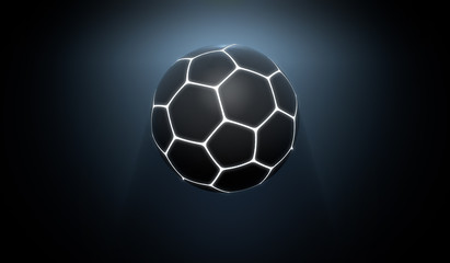 Futuristic Neon Sports Ball