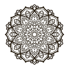 Mandala. Ethnic decorative element.