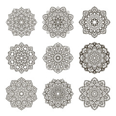 Mandala. Ethnic decorative element.