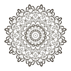 Mandala. Ethnic decorative element.