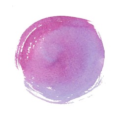 Abstract watercolor brush strokes painted background.