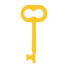 Golden key vector