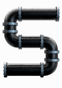 PVC Pipe Letter Concept