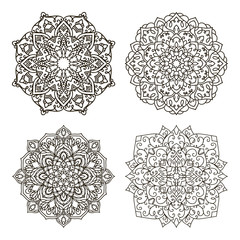 Mandala. Ethnic decorative element.