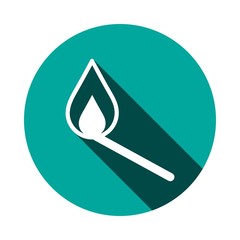 match icon, vector illustration. Flat design style