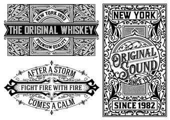 Western card templates