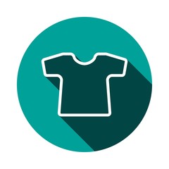 t-shirt icon stock vector illustration flat design