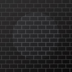 black brick with spotlight theme background vector art