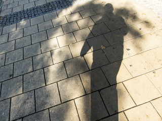 shadow of a man