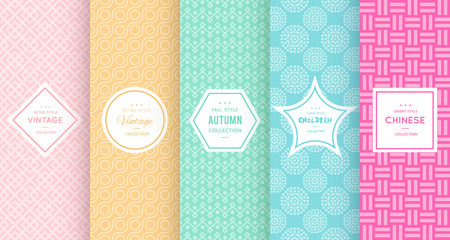 Cute bright seamless pattern background