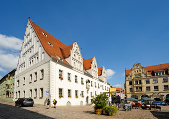 Naklejka na ściany i meble Rathaus, Markt, Meißen, Sachsen, Deutschland, Europa
