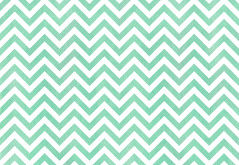 Watercolor stripes background, chevron.